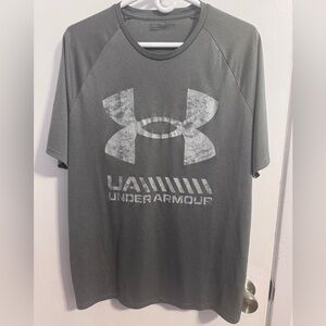 Under Armour Men's Gray Short Sleeve Tee